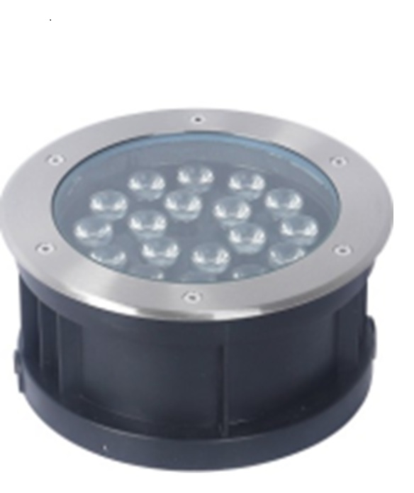 Светильник встраиваемый LORA GROUND D200 18W 24V IP65  RGB