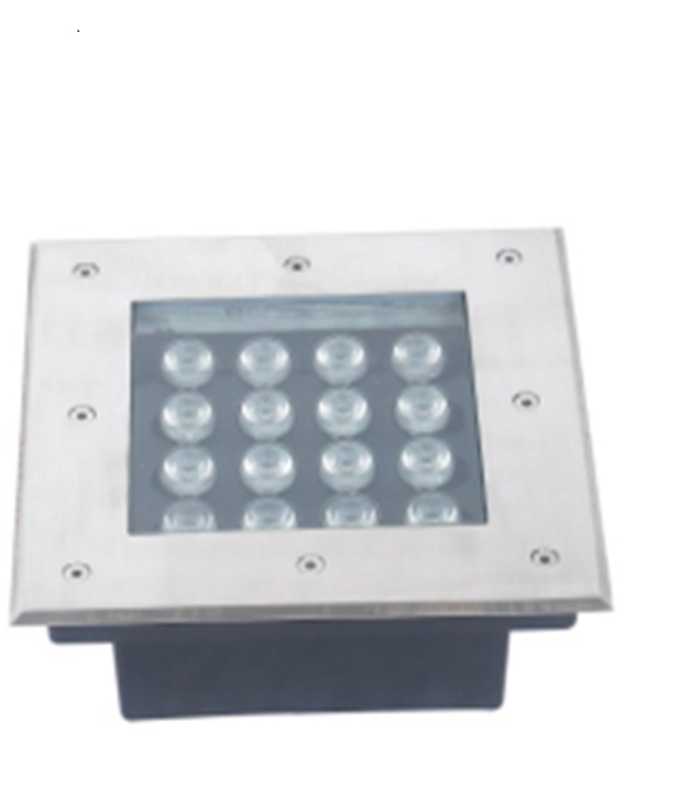 Светильник встраиваемый LORA GROUND 200*200 18W 24V IP65