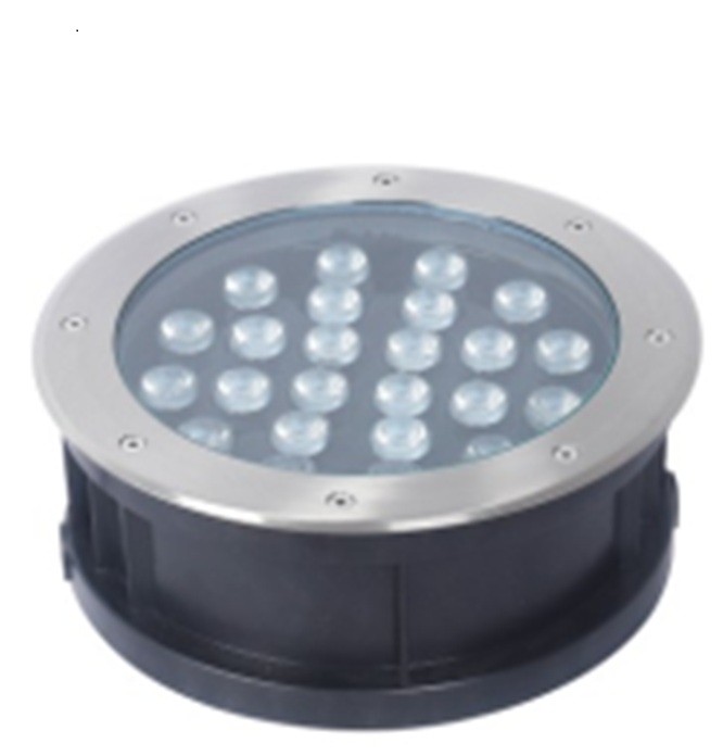 Светильник встраиваемый LORA GROUND D250 24W 24V IP65